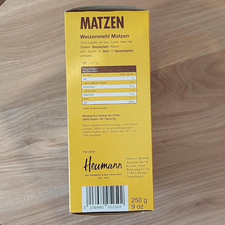 photo of Paul Heumann weizehn mehl matzen shared by @lilium78 on  30 Sep 2022 - review