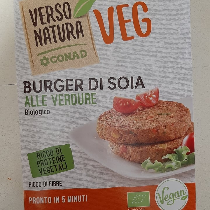 photo of Verso Natura Conad Veg Burger Di Soia alle Verdure shared by @matymarchio on  18 Feb 2021 - review