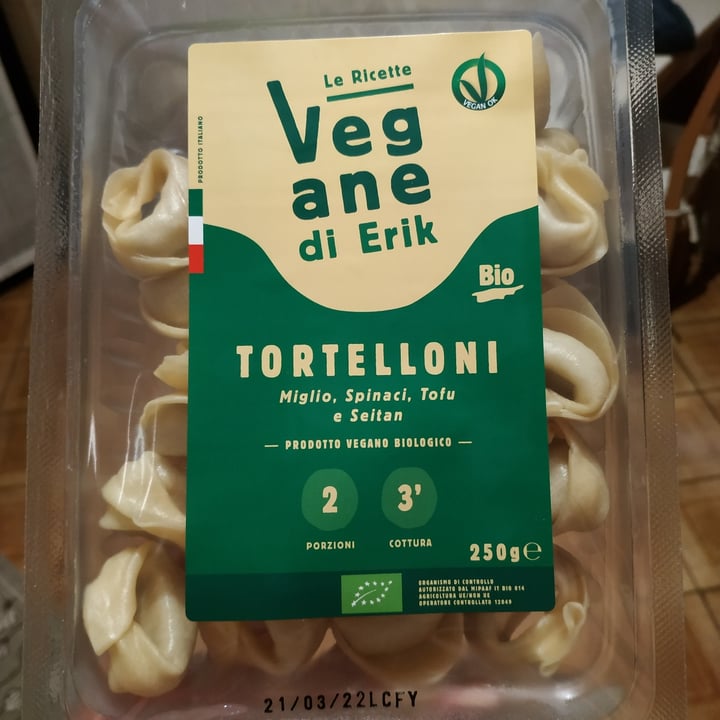 photo of Le Ricette Vegane di Erik Tortelloni miglio spinaci tofu e seitan shared by @simona74veg on  31 Jan 2022 - review
