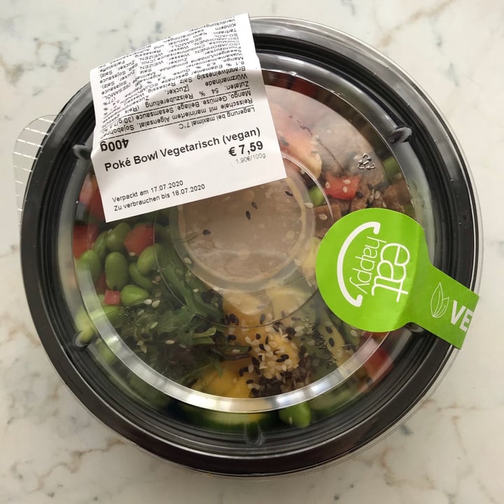 photo of EatHappy Poke Bowl Vegetarisch (vegan) shared by @lunaleeat on  26 Jul 2020 - review