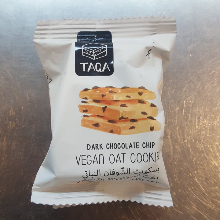 photo of Taqa Vegan Oat Cookies (Dar Chocolate Chip) shared by @fadybach on  04 Sep 2021 - review