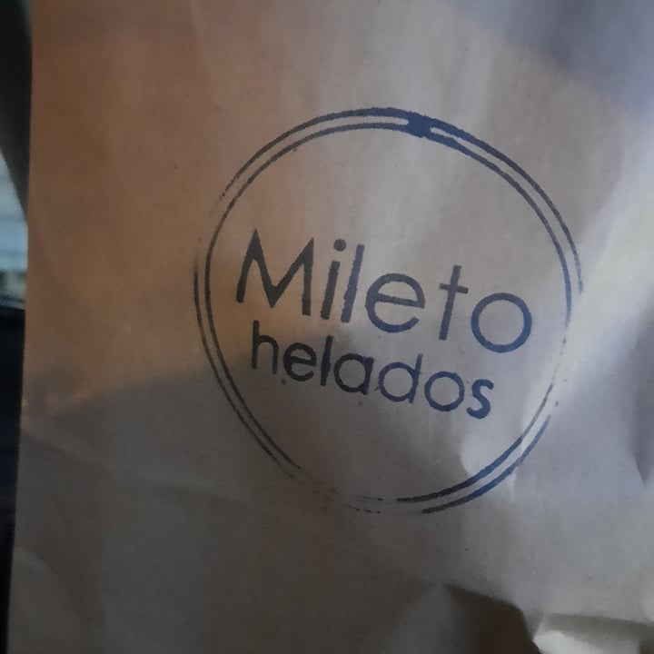 photo of Mileto Helados Helado Vegano shared by @coniitto on  07 Mar 2021 - review