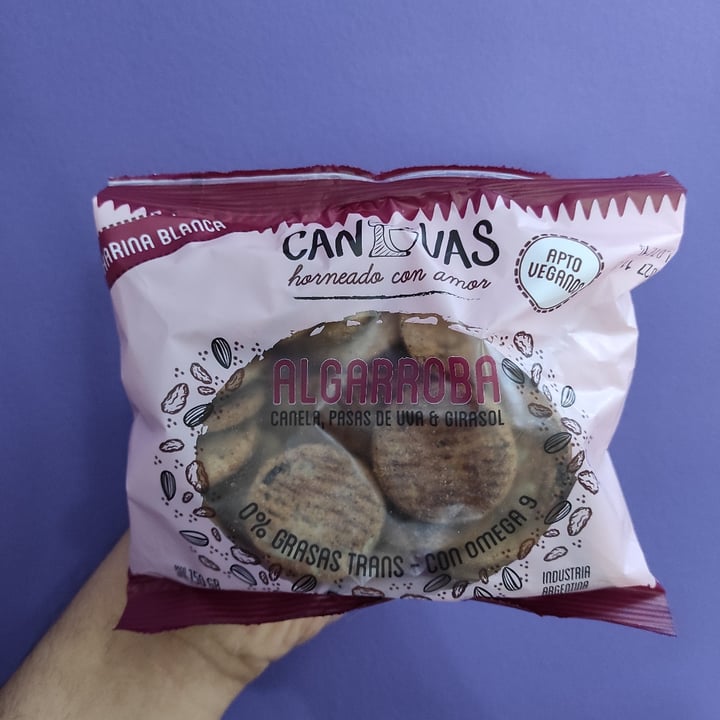 photo of Canvas Galletitas De Algarroba Con Canela, Pasas de Uva Y Girasol shared by @rodoroj on  29 Sep 2021 - review