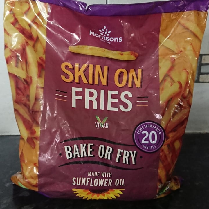 photo of Morrisons Skin on fries shared by @sunmoony on  27 Jun 2021 - review