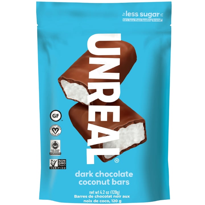 review photo of UNREAL Dark Chocolate Coconut Bars shared by @lordvader on 31 May 2022 - review