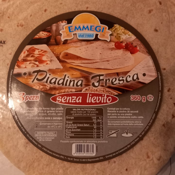 photo of Emmegi Piadina shared by @frida85 on  01 Jul 2022 - review