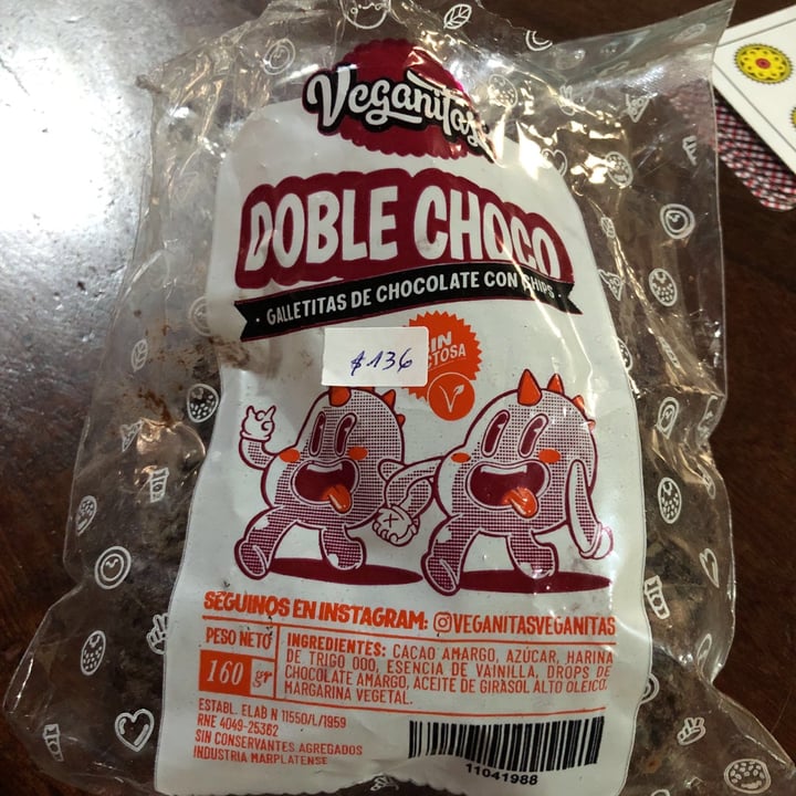 photo of Veganitas Galletita Doble Choco shared by @catimarquina7 on  23 Sep 2021 - review