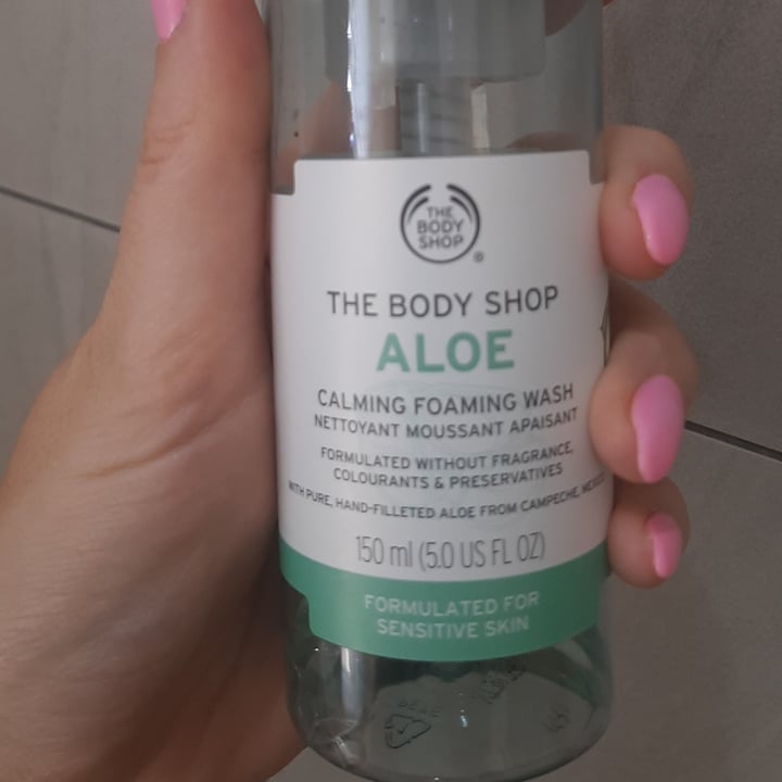 photo of The Body Shop Aloe Calming Foaming Wash shared by @vickibragman on  28 Sep 2021 - review