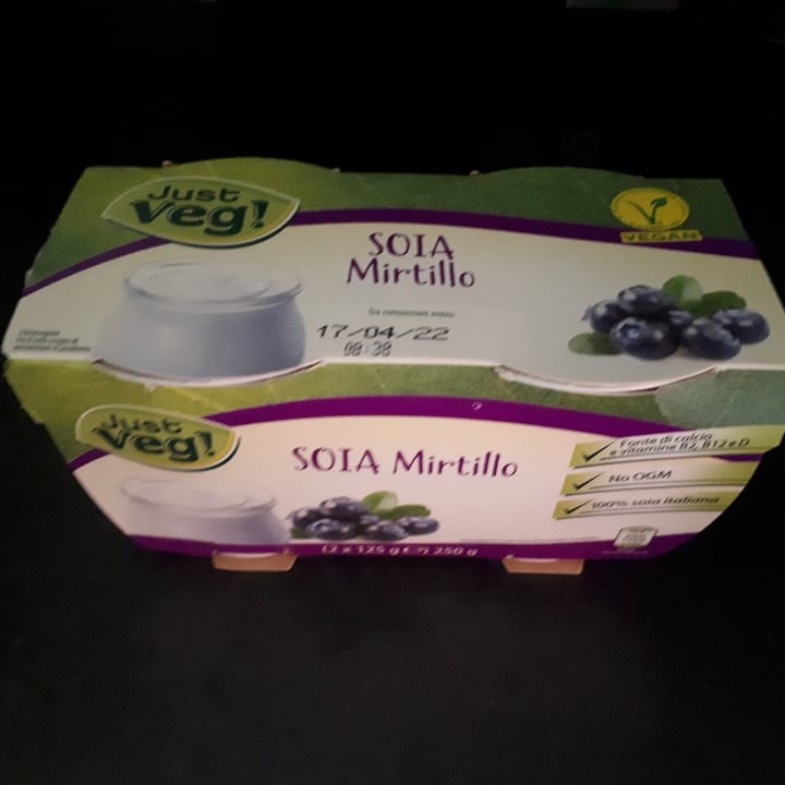 review photo of Just Veg (ALDI España) Soia Mirtillo shared by @saracinesca on 12 Mar 2022 - review