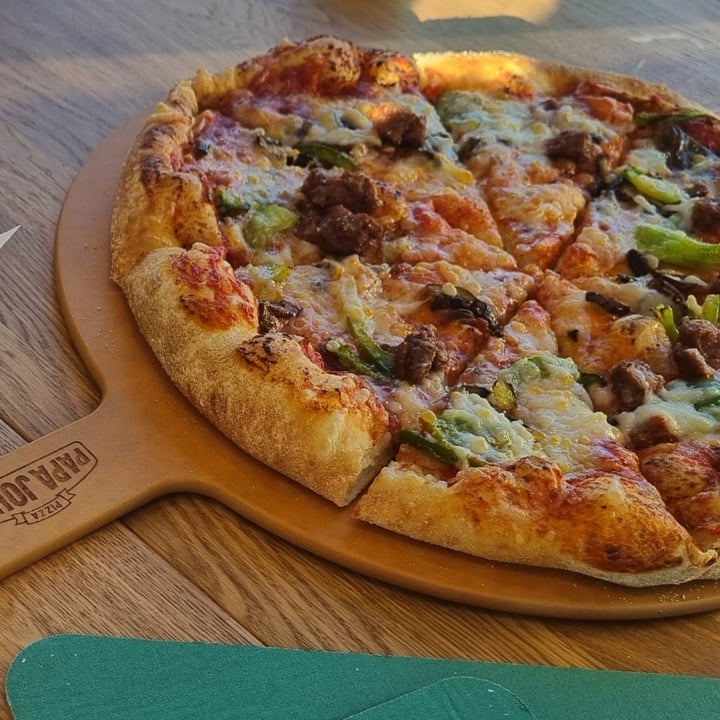 photo of Papa John's Pizza Pizza green meat shared by @tropecientaspatas on  15 Jan 2023 - review