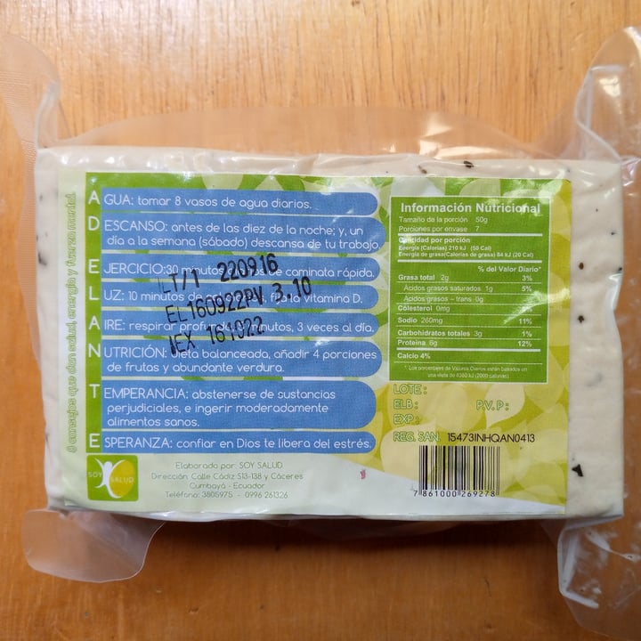 photo of Tofusoy Tofu Horneado Con Albahaca shared by @danielabelen on  25 Sep 2022 - review