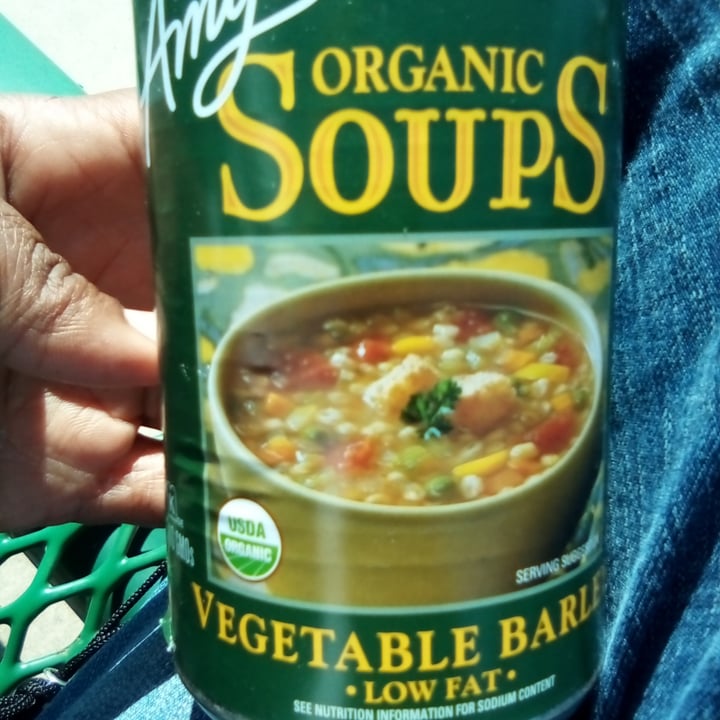 photo of Amy’s Amy’s Organic Soups Vegetable Barley shared by @x9flourishing on  01 Oct 2022 - review