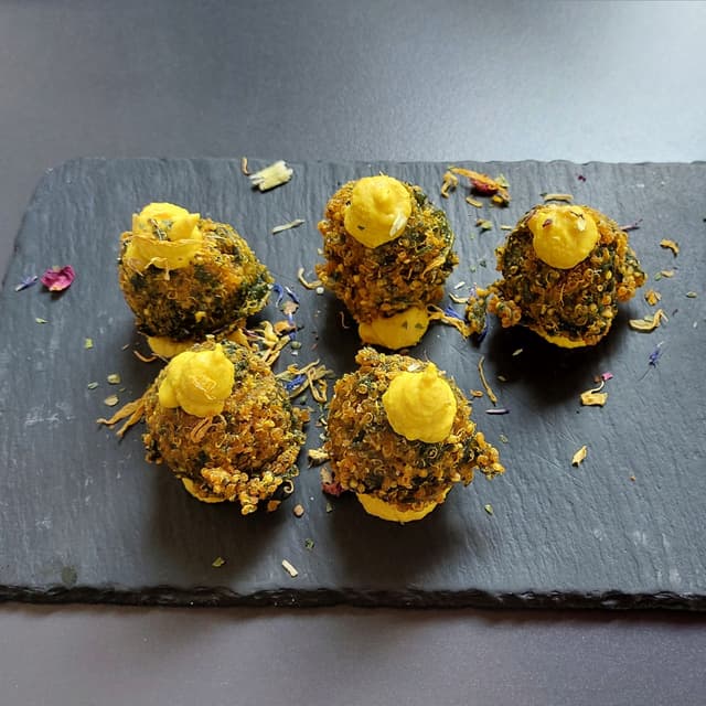 Photo of the dish “crocchette di quinoa e spinaci”