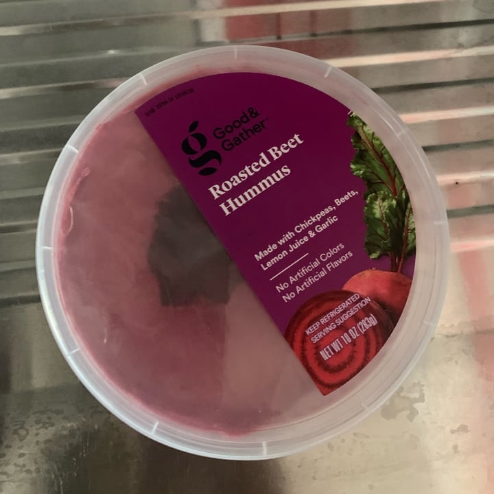 review photo of Good & Gather Organic Roasted beet hummus shared by @nopehope on 06 Apr 2022 - review