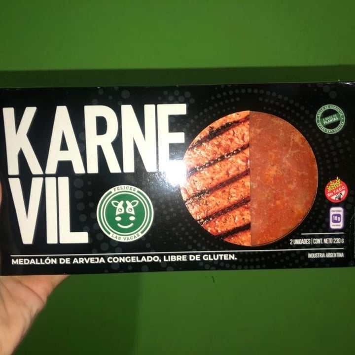 photo of Felices Las Vacas Karnevil Simil Carne shared by @valenchula on  24 Nov 2020 - review