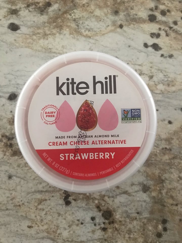 photo of Kite Hill Cream Cheese Alternative Strawberry shared by @dianna on  06 Jun 2019 - review