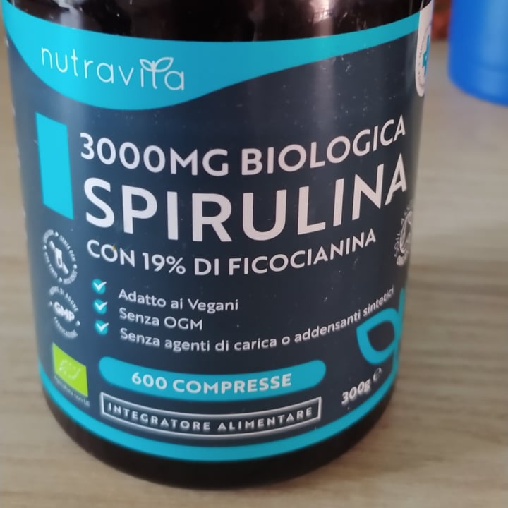 photo of Nutravita Spirulina Biologica shared by @fradasacco on  05 Jun 2022 - review