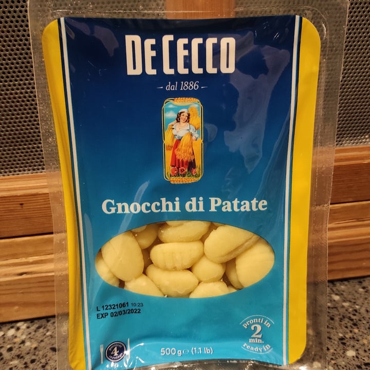 photo of De cecco Gnocchi di patate shared by @tuscanvegan on  20 Dec 2021 - review
