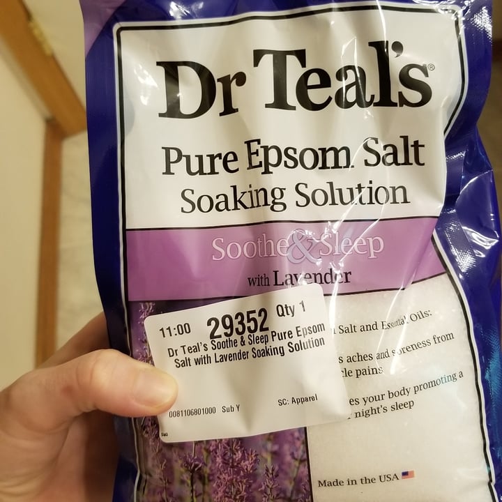 review photo of Dr Teal's Pure Epsom Salt, Lavender shared by @mmthompson on 01 Jul 2021 - review