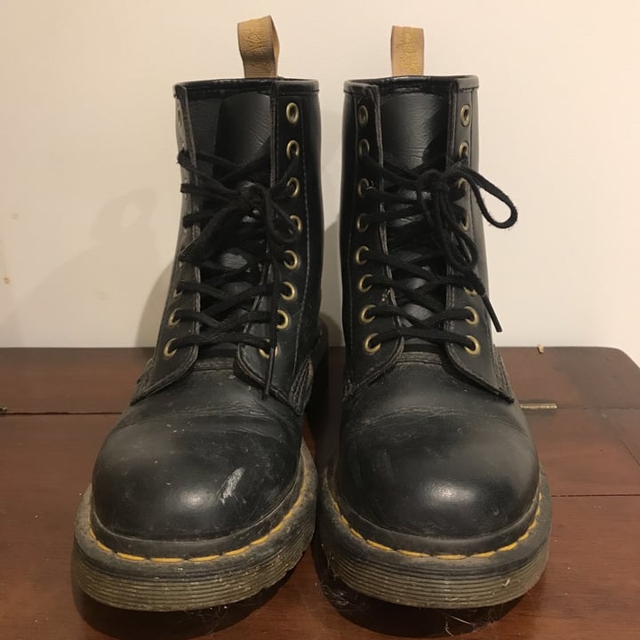 photo of Dr. Martens VEGAN 1460 FELIX LACE UP BOOTS shared by @theamicablevegan on  31 May 2020 - review