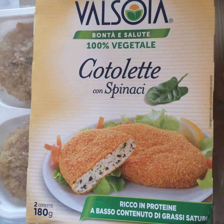photo of Valsoia Cotolette con spinaci shared by @lujonny on  11 Nov 2022 - review