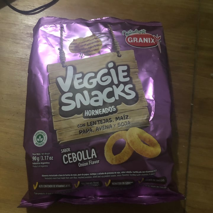 review photo of Granix Veggie Snacks Sabor Cebolla shared by @sergeipau on 12 Aug 2021 - review