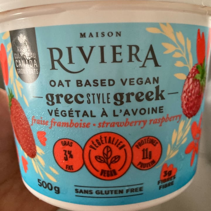 photo of Maison Riviera Oat Based Vegan Greek Style Strawberry Raspberry shared by @marieyoga on  23 Jul 2022 - review
