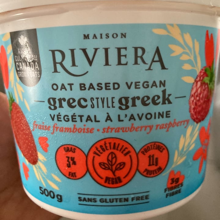 review photo of Maison Riviera Oat Based Vegan Greek Style Strawberry Raspberry shared by @marieyoga on 23 Jul 2022 - review
