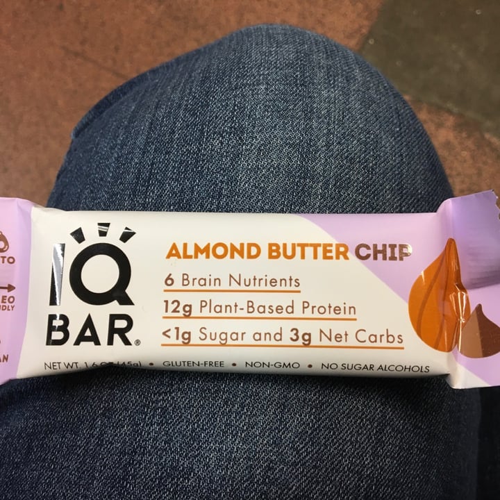 photo of IQ Bar IQBar—Almond Butter Chip shared by @wren-veg-crow22 on  11 May 2020 - review
