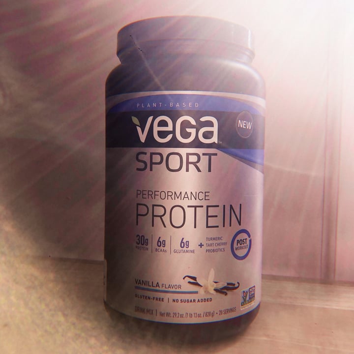 photo of Plant-Based Vega  Vega Sport Protein  Vanilla Flavoured shared by @jreg on  20 Oct 2020 - review