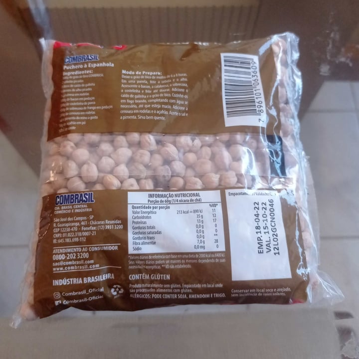 review photo of Combrasil Grão de bico shared by @ninahguedorisi on 17 Jun 2022 - review