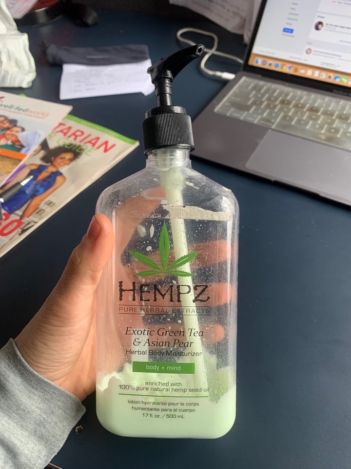 photo of Hempz Exotic Green Tea & Asian Pear Herbal Body Moisturizer shared by @alexisjsmiller on  27 Jan 2020 - review