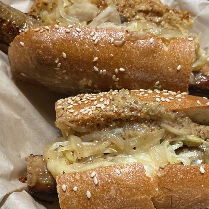 photo of Fermenter Tempeh Bratwurst Hoagie shared by @herbivoracious on  26 Feb 2022 - review