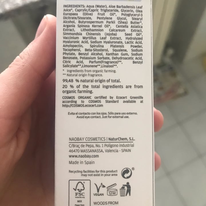 review photo of Naobay Peace Cica Calming Cream Hydraplus shared by @niki98 on 10 Jan 2022 - review