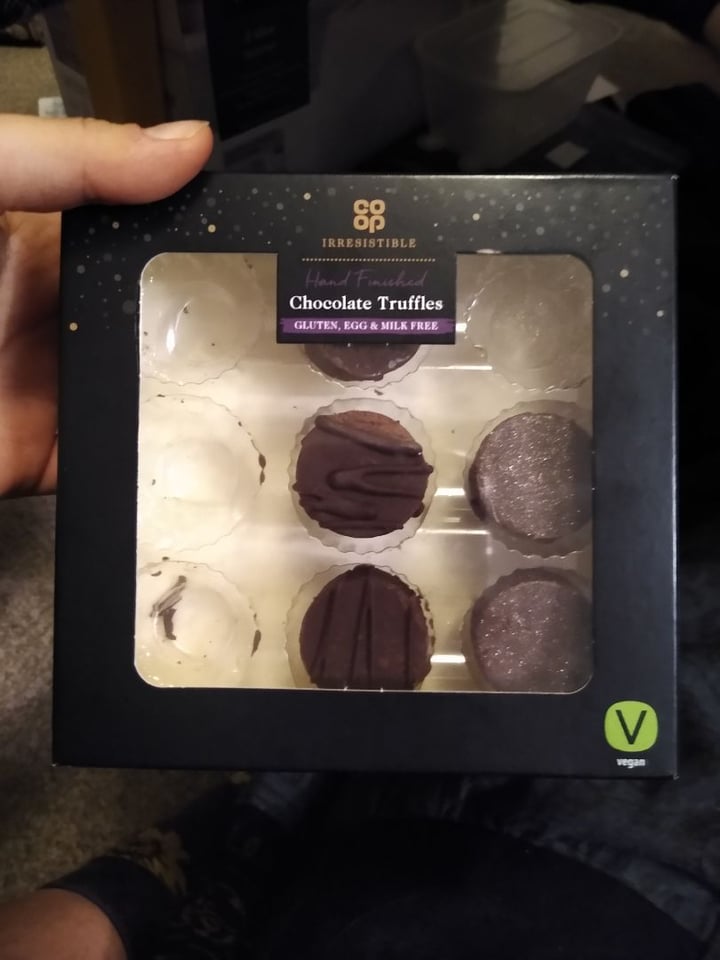 photo of Coop Irresistible Chocolate Truffles - Gluten, Egg & Milk Free shared by @megmog on  24 Mar 2020 - review