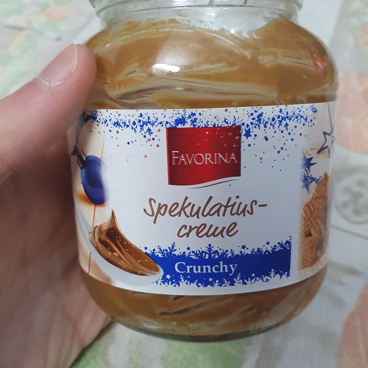 photo of Favorina Spekulatius Creme - Crunchy shared by @vegano-emergente on  10 Jul 2022 - review