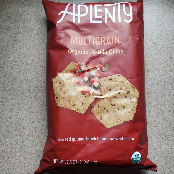 photo of Aplenty Multigrain Organic Tortilla chips shared by @rachelhrieman on  24 May 2022 - review