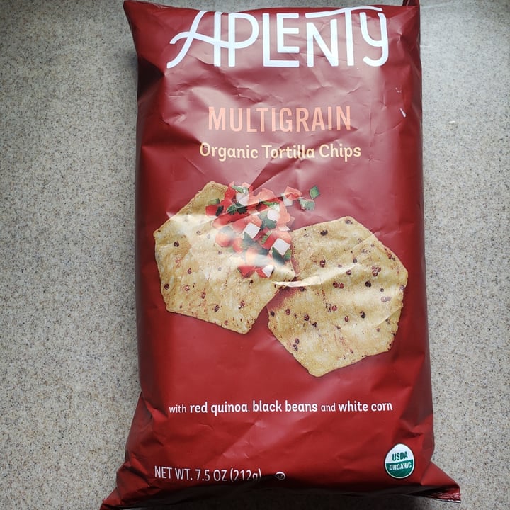 Aplenty Multigrain Organic Tortilla chips Review | abillion