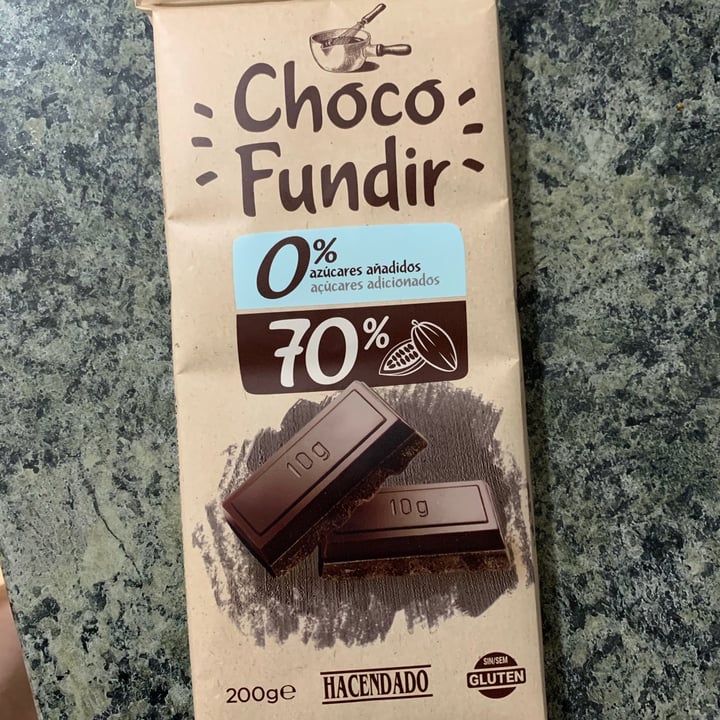 photo of Hacendado Choco fundir 70% shared by @nayelisagastume on  19 Mar 2021 - review