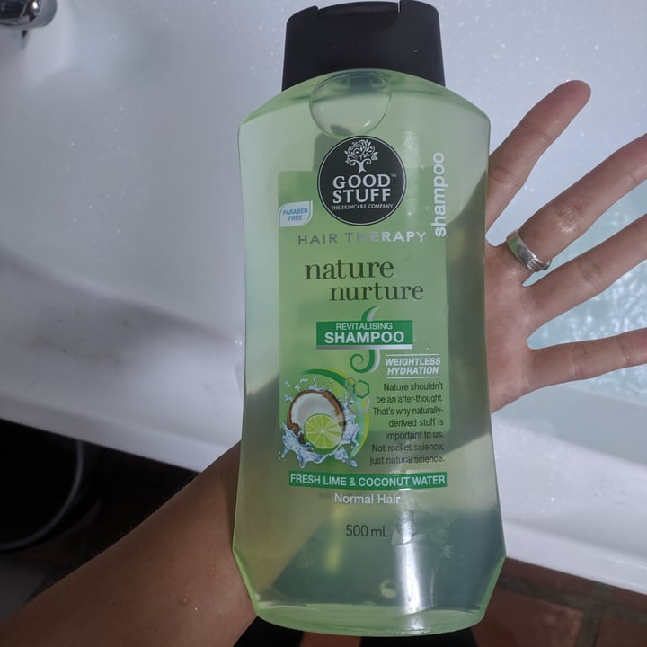 Good Stuff Good Stuff Nature Nurture Revitalizing Shampoo - Fresh Lime &  Coconut Water Review | abillion