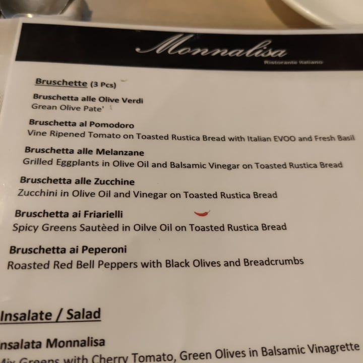 photo of Monnalisa Italian Restaurant Bruschetta alle Zucchine shared by @stevenneoh on  26 Mar 2022 - review
