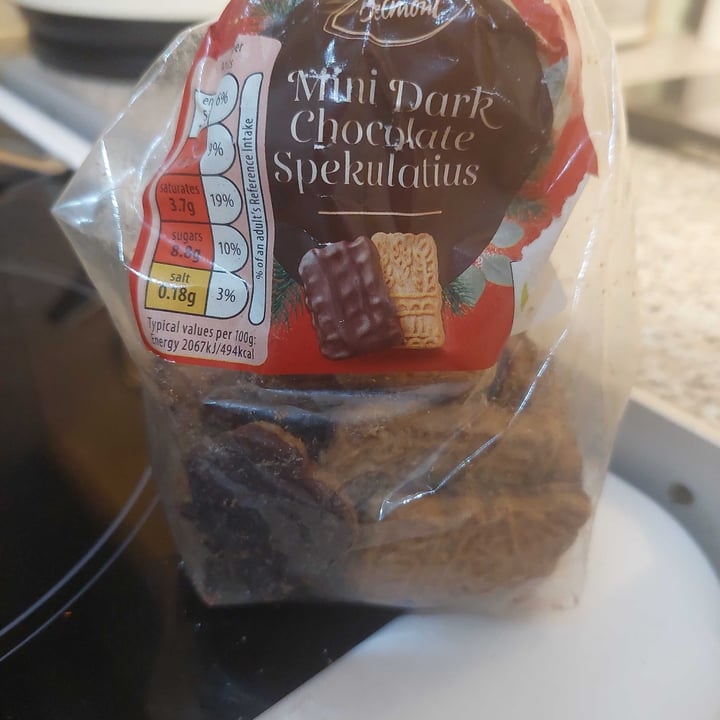 review photo of Belmont Biscuits Mini Dark Chocolate Spekulatius shared by @veganroberto on 08 Jan 2022 - review