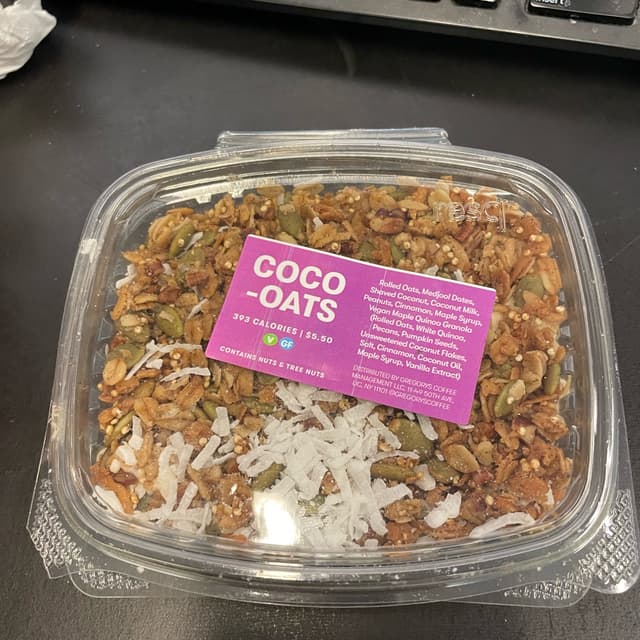 Photo du plat “coco oats”
