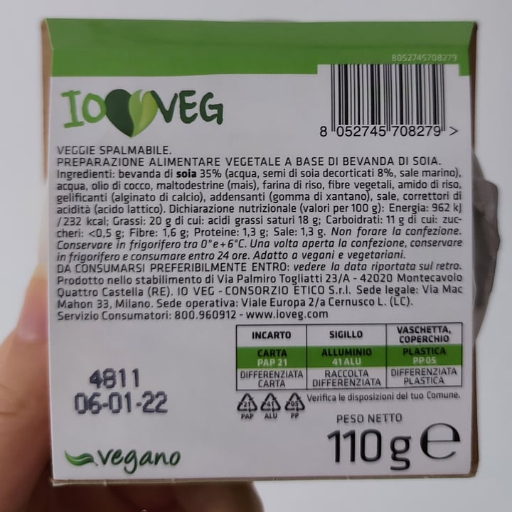 review photo of ioVEG Veggie Spalmabile shared by @elimeow on 24 Nov 2021 - review