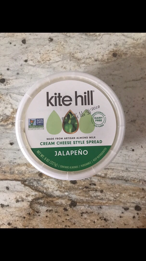 photo of Kite Hill Cream Cheese Alternative Jalapeño shared by @dianna on  11 Nov 2018 - review