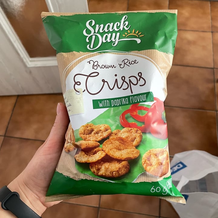photo of Snack Day Brown rice crisps with paprika flavor shared by @valentinabojin on  09 Mar 2022 - review