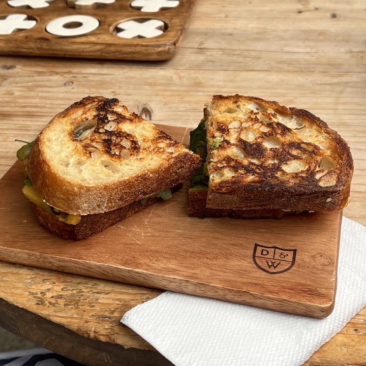 photo of Love Your Soul Pesto Pickle Toastie shared by @veganadam on  03 Jun 2022 - review