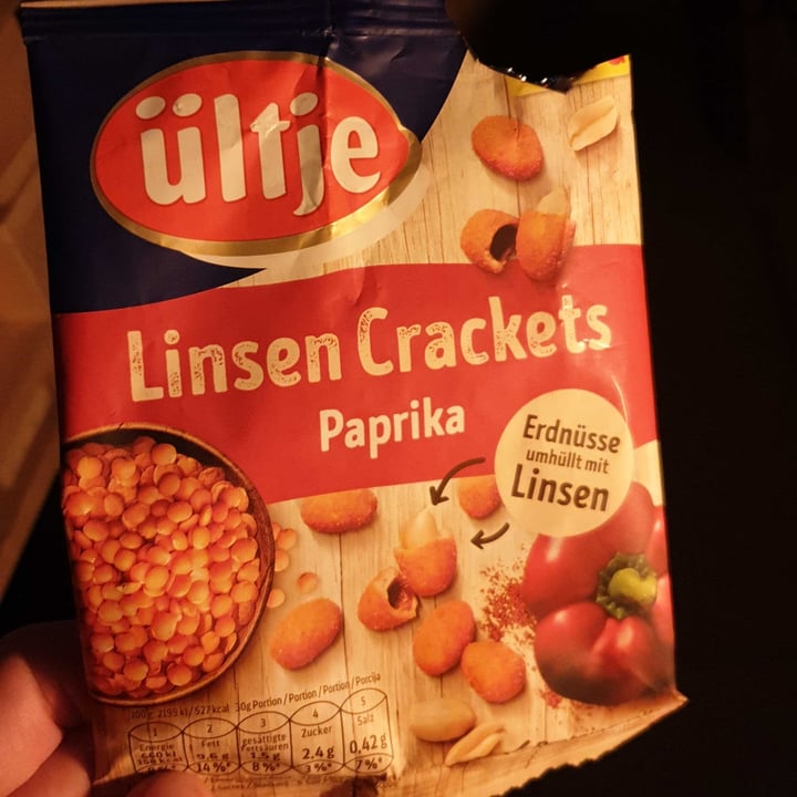 review photo of Ültje Linsen Crackets Paprika shared by @braveintofuture on 13 Nov 2021 - review