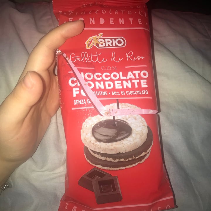 photo of Ok BRIO Gallette di riso con cioccolato fondente shared by @annapaolaserio on  15 Sep 2021 - review