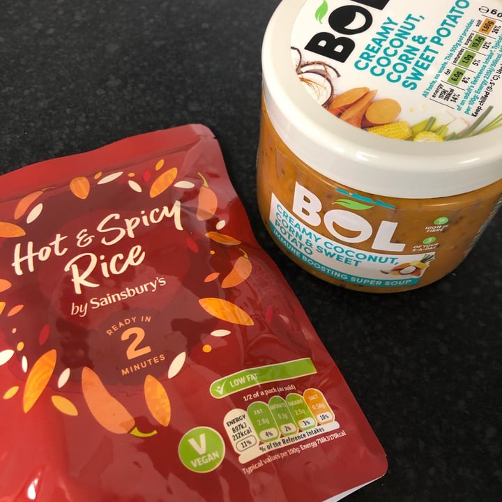 photo of BOL Creamy coconut corn & sweet potatoe shared by @veganpottsie on  07 Apr 2021 - review